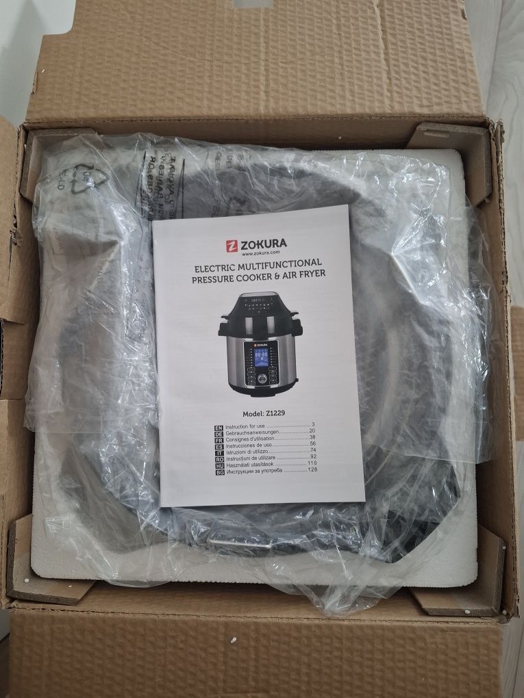 Nou air fryer zokura cu garanție
PRESSURE COOKER & AIR FRYER