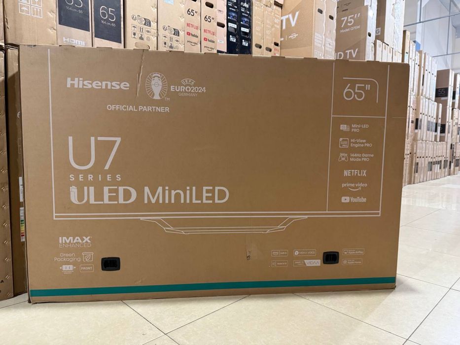 Телевизор Hisense 65U7NQ 4K ULED MiniLed 144Гц