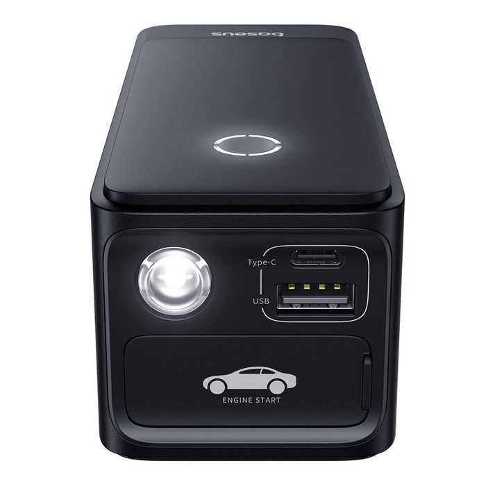 BASEUS Car Jump Starter/Power Bank 6000 mAh 600A + фенерче, Super Ener