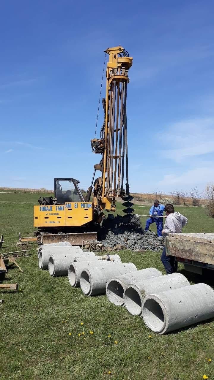 Foraje FANTANI cu tub beton BIHOR