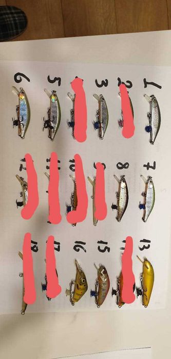 Воблери и блесни за пъстърва, клен, костур и др.