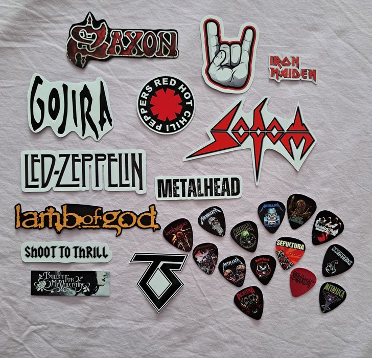Рок/Метъл декорации за лаптоп/китара