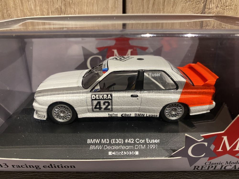 CMR BMW M3 E30 machetă auto de colectie scara 1:43