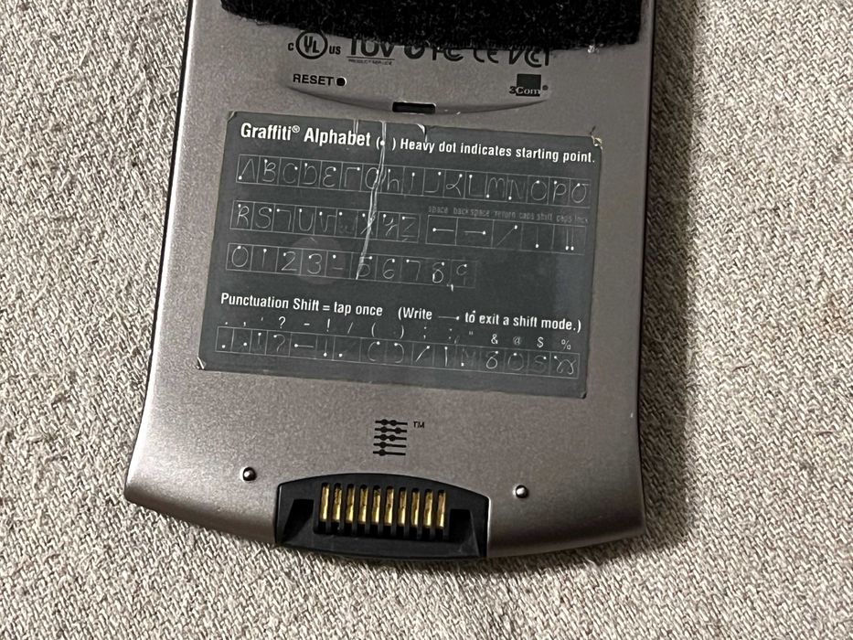 Palm V 3Com PDA original an 1999 cu stylus, colectie retro