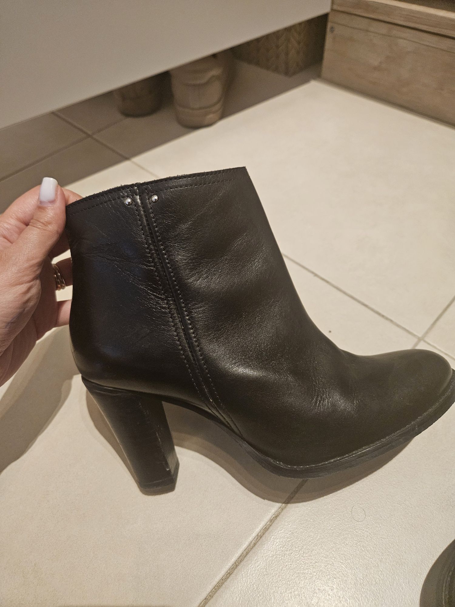 Botine piele Thurley