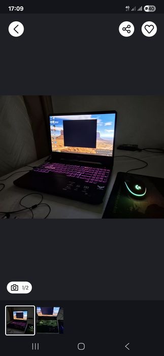 Ноутбук игравой Ryzen 7 gtx1650