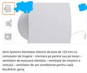 Ventilator de baie