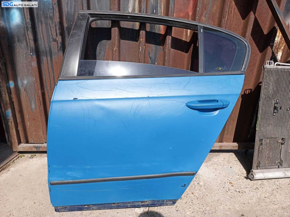 Usa Usi Portiera Portiere Colantata Stanga Spate cu Ondulatii Volkswagen Passat B6 Berlina Sedan 2005 - 2010 [X3495]