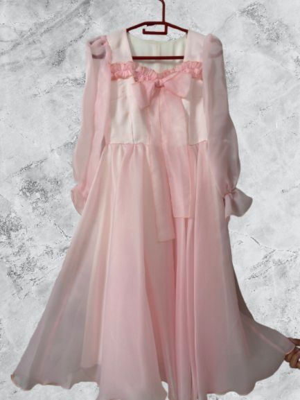 Платье вечернее, из органзы