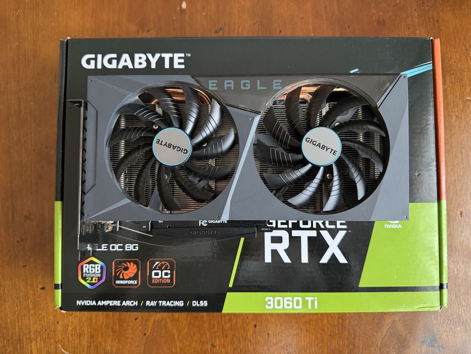 Placa video RTX 3060 ti gigabyte eagle oc