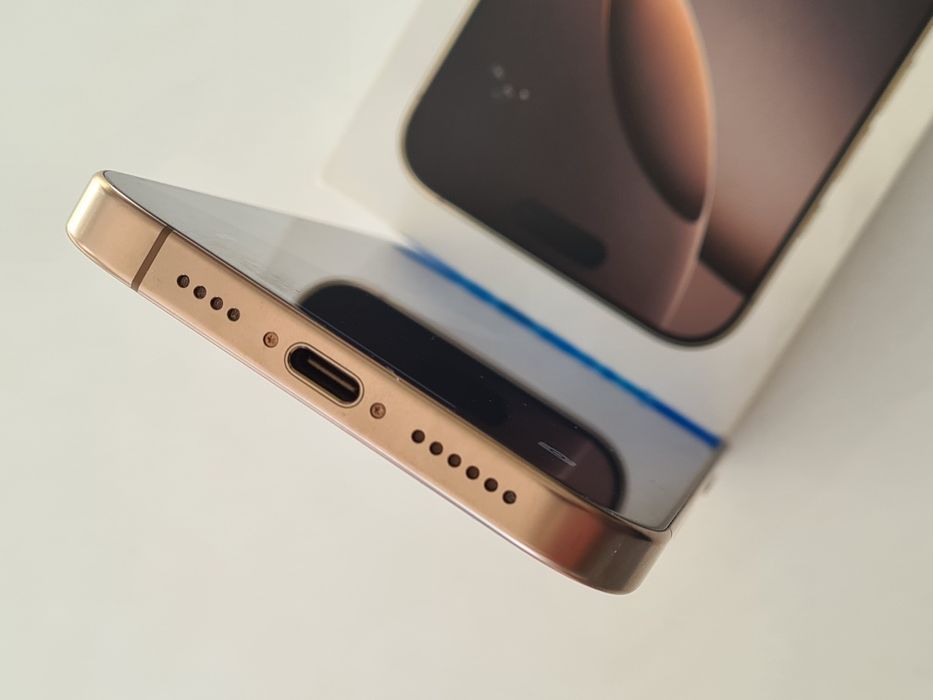 Iphone 16 pro max 256gb 100% neverlocked desert impecabil