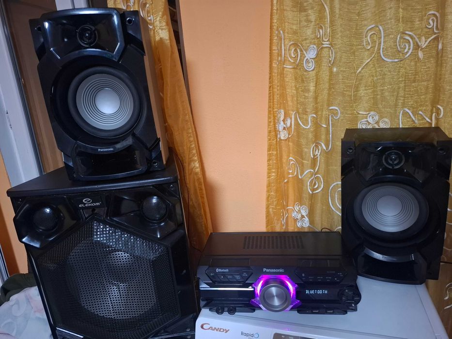 Аудио мини система panasonic SC-AKX520E-К 650W bluetooth USB CD