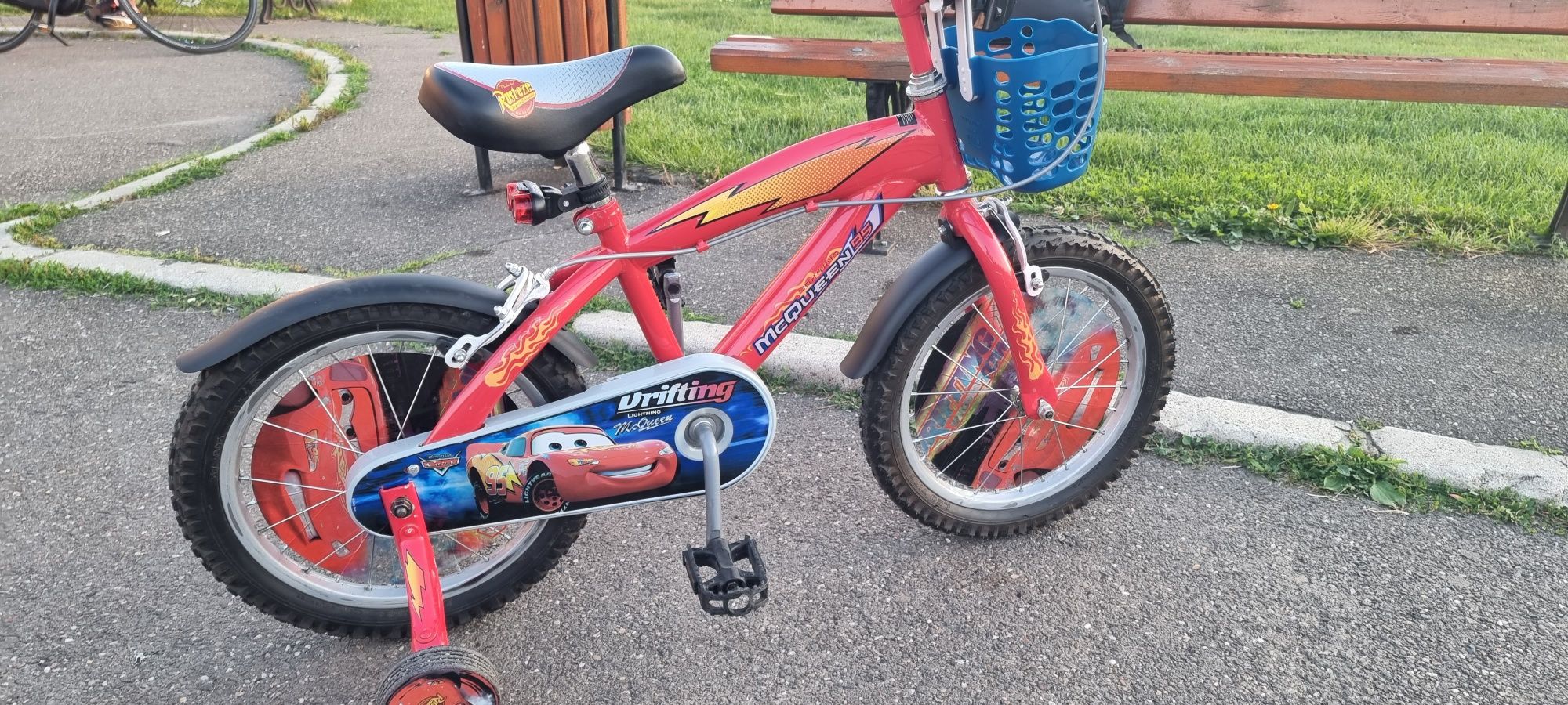 Bicicleta copii 16 inch cu roti ajutătoare