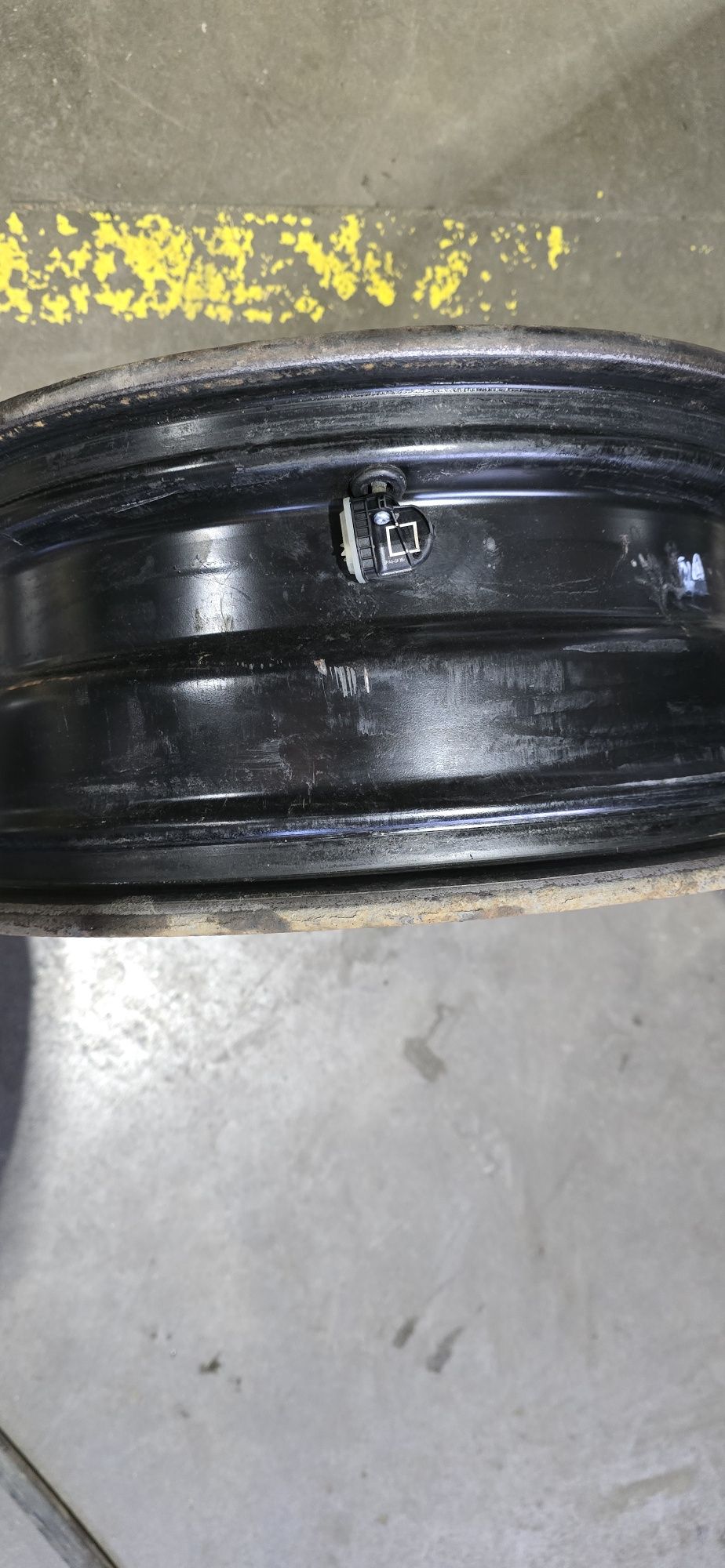 Jante tablă 16" originale Ford cu senzori presiune, capace si anvelop