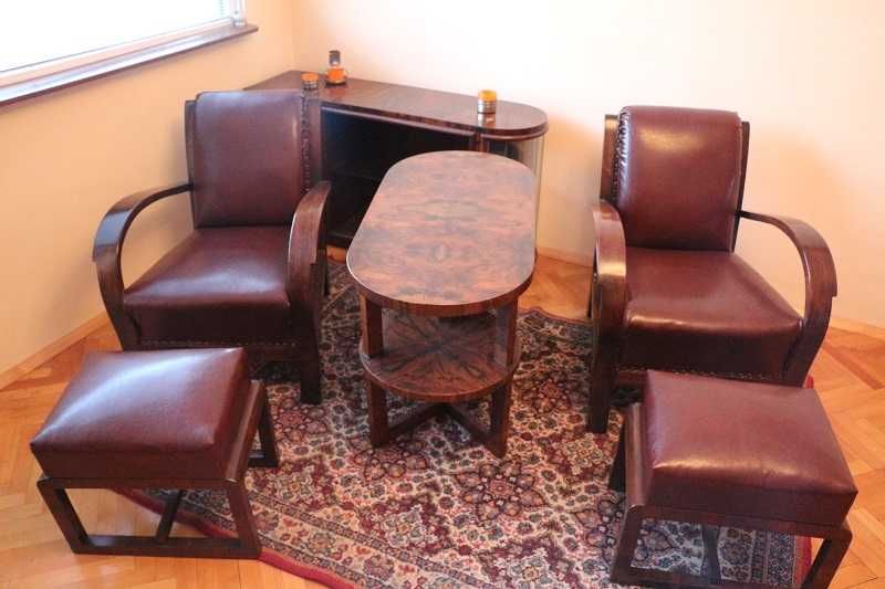 Комплект старинни мебели - бюфети и кресла с табуретки