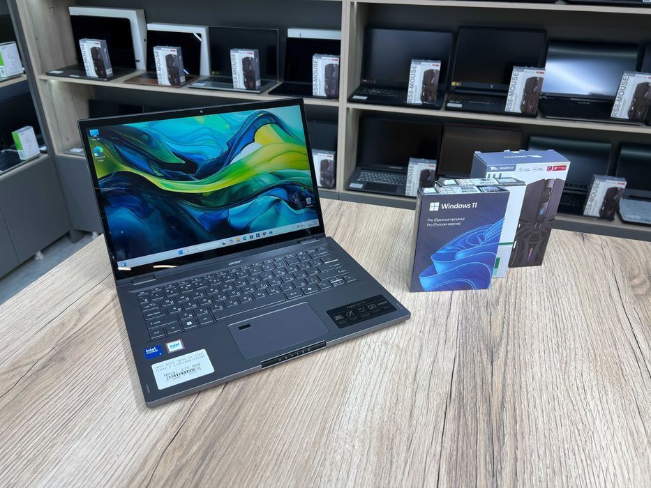Асер Аспайр 14 Spin • Core 5 120U • 8GB • 512GB SSD • x360 трансформер