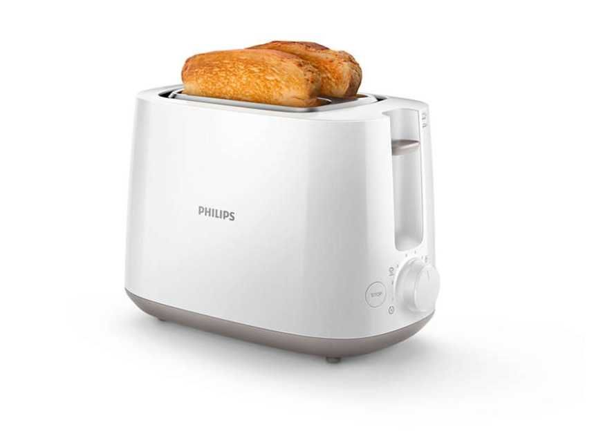 Тостер Philips HD2581/00, 750 W, 2 филии, 8 степени на изпичане