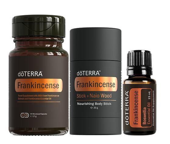 Капсули, стик и етеречно масло с  тамян Дотера