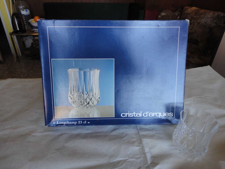 Кристални чаши разлч.видове Френски оргинал 5 компл.