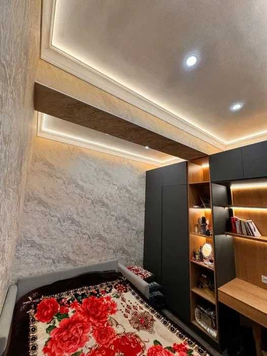 Квартира в Юнусабаде, Еврорем, мебель и техника включены,7 этаж, 42 м²