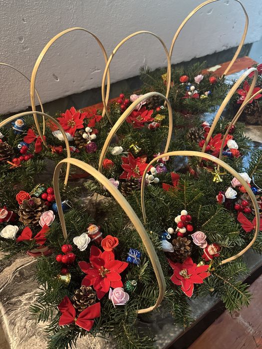 Ornamente pentru craciun lucrate manual