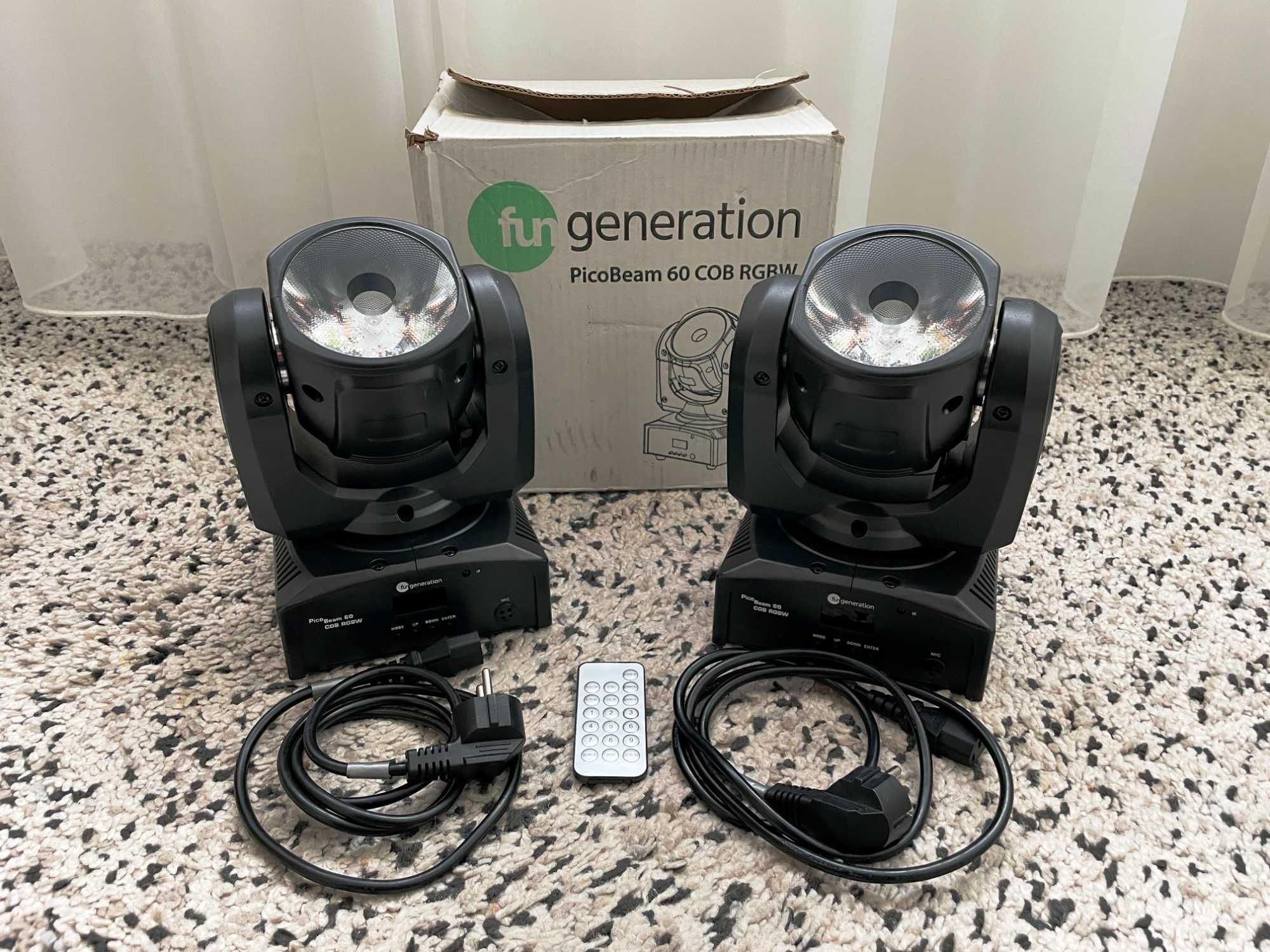 Moving Head BEAM Fun Generation Pico Beam 60 COB RGBW