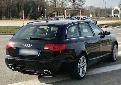 Дифузьор задна броня audi a6 c6 rs6 s6 ауди спойлер рс6 А6