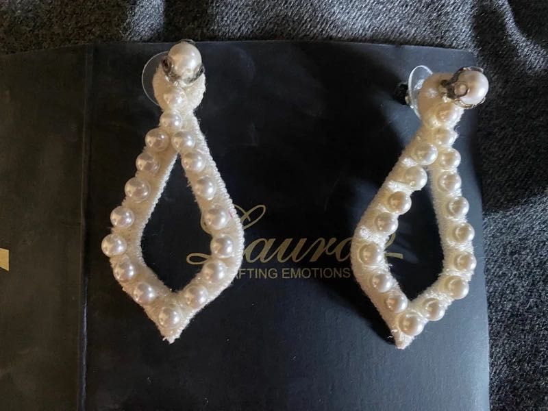 Cercei perle naturale mireasă - designer Laura 8