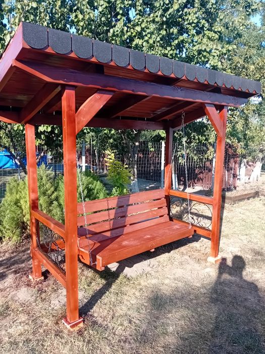 Leagăn gradina lemn masiv