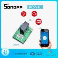Sonoff RE5V1C Releu 5V WiFi Inching/Self-Locking Cu Temporizare