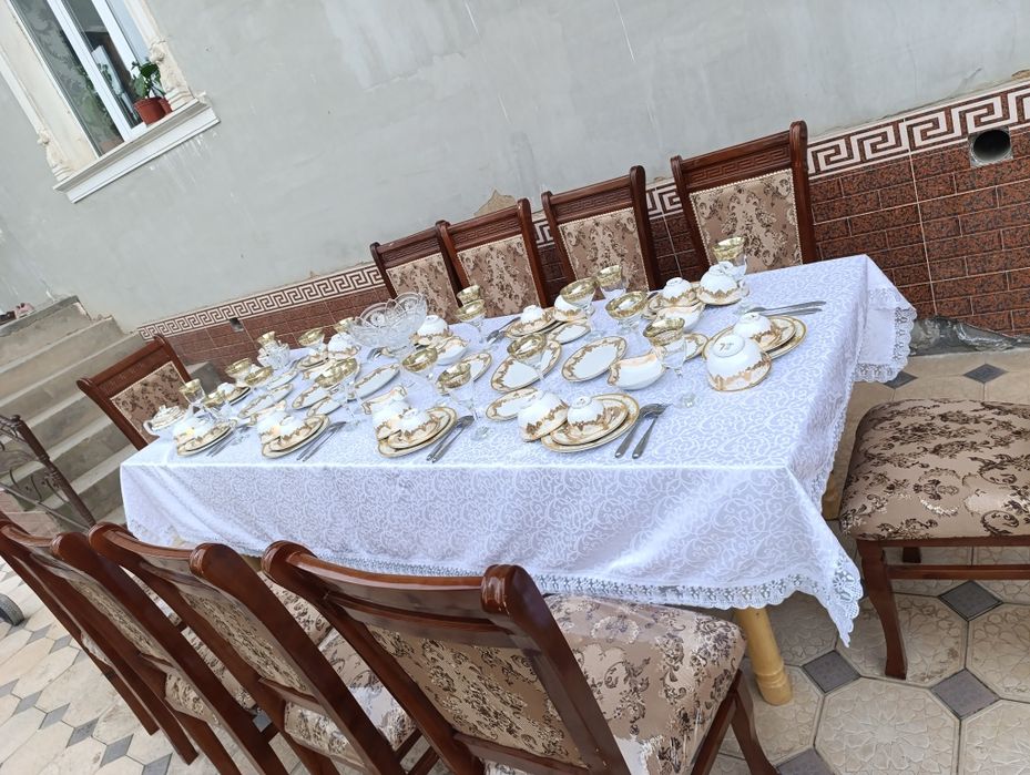 Prakat toy va boshqa marosimlar uchun stol stul pasuda ijaraga beramiz