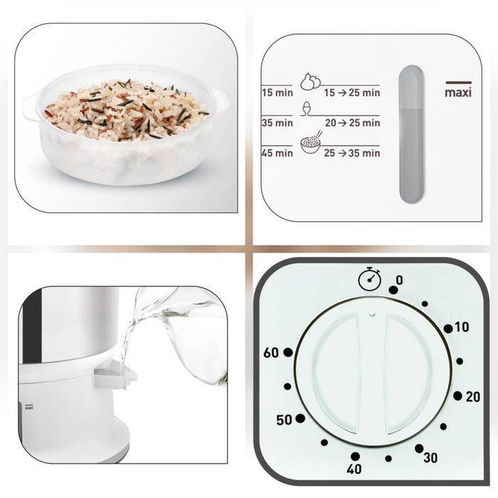 Уред за готвене на пара CONVENIENT SERIES VC145130,6 л,Tefal,900w