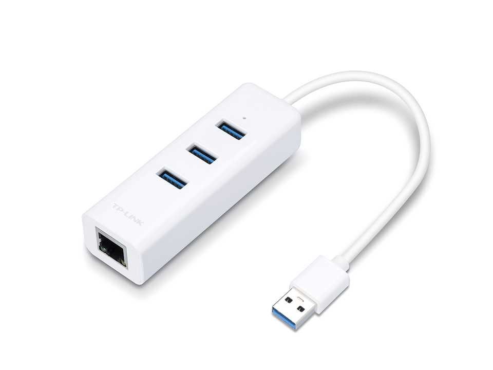 Сетевой адаптер USB 3.0 HUB/Gigabit Ethernet - TP-LINK UE330