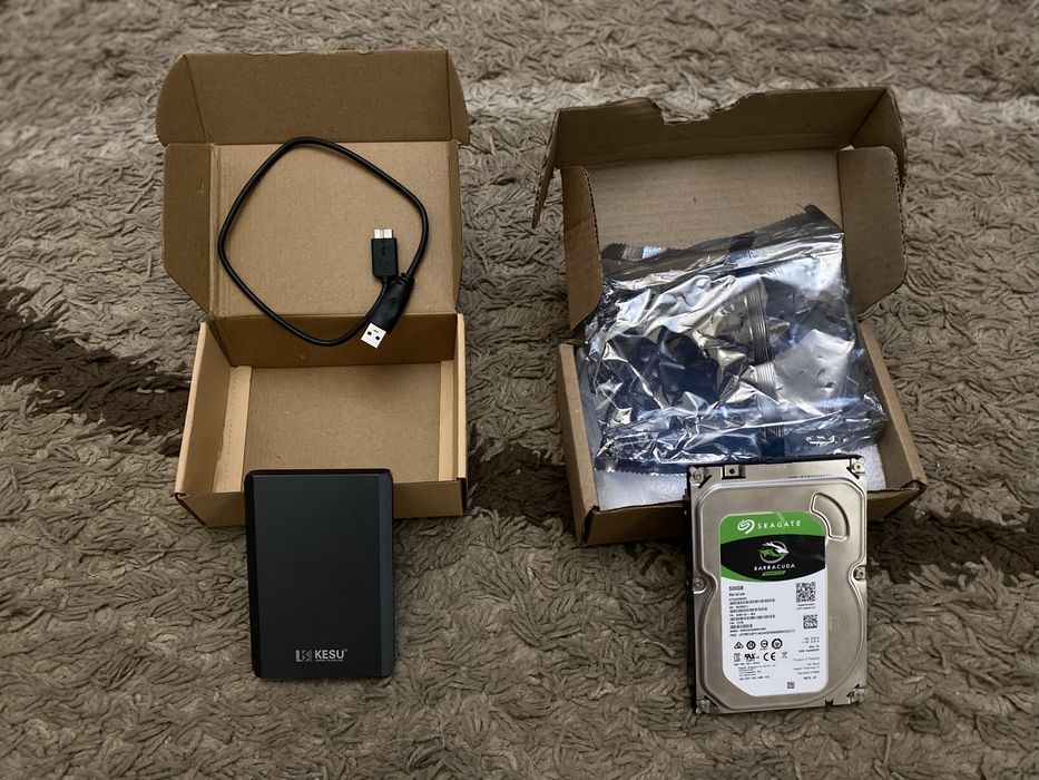 продаю абсолютно новые жёсткие диски HDD оба на 500 гб