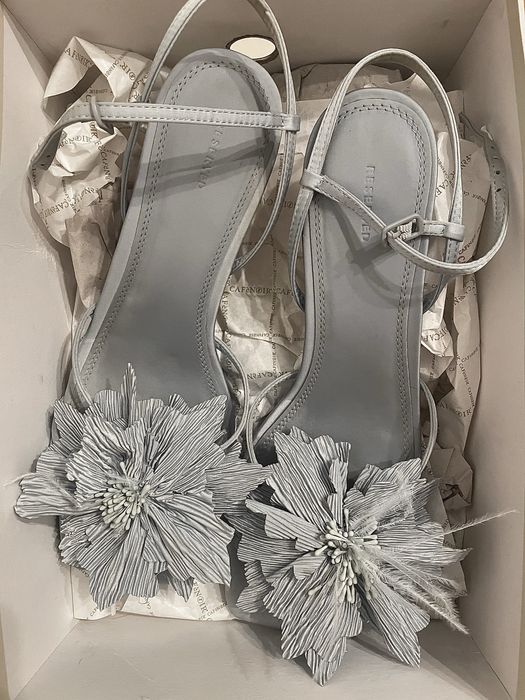 Sandale cu Accesoriu floral