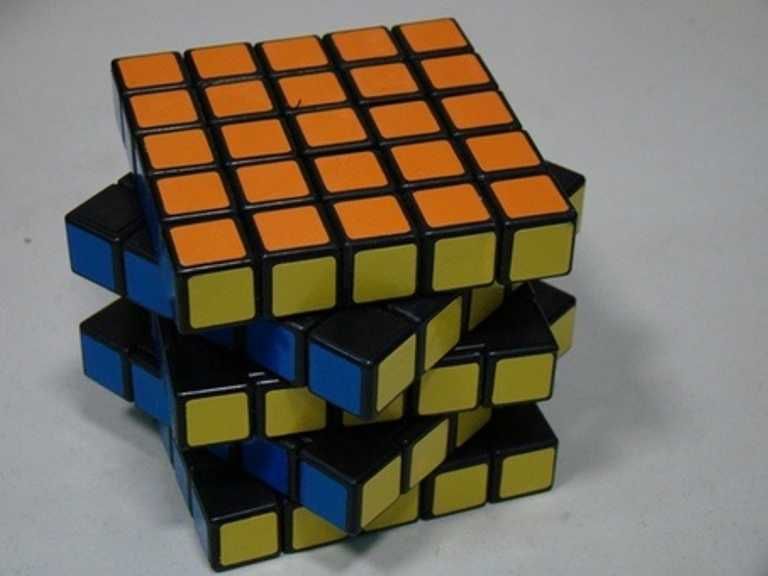 Кубик рубика  5х5  Qj Toys с черными гранями