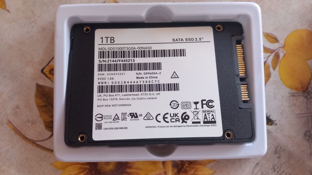 Конектор  Huawei Matebook D15 2020/  SSD 2.5 1TBlaptop SSD