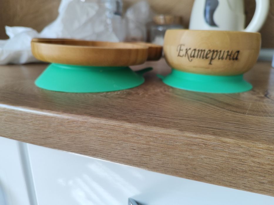 Детски бамбукови съдове за хранене