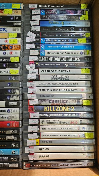 Игры PlayStatyon 3 Новые и БУ все что на фото цены от 3500тг