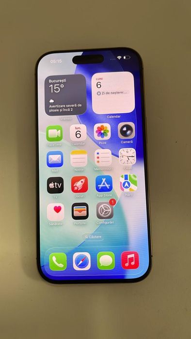 Telefon mobil Apple iPhone 16 Pro, 128GB, 5G -A-