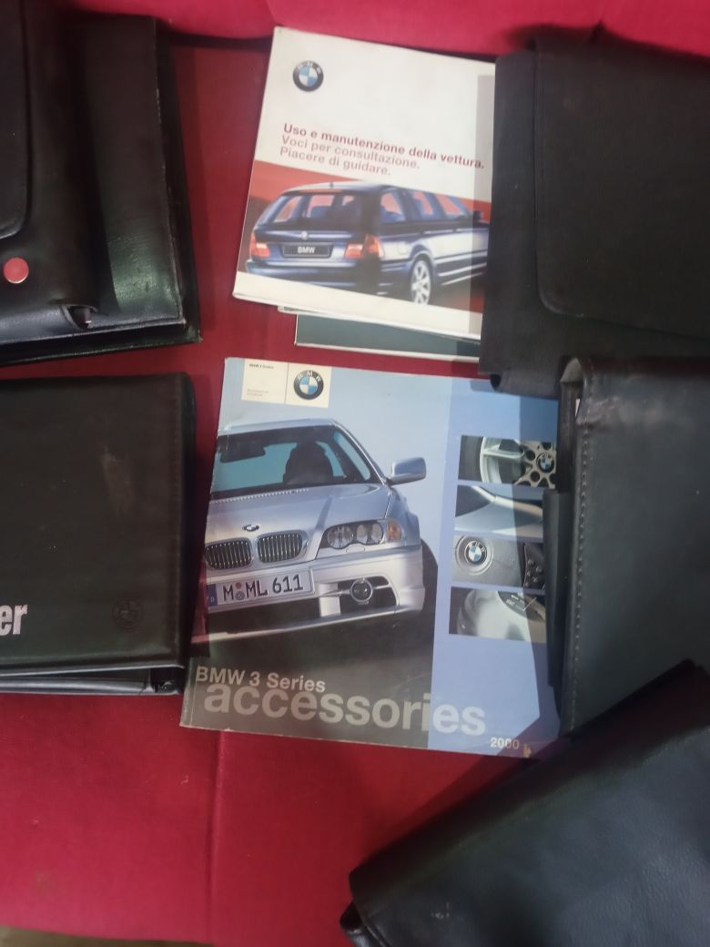 БМВ тефтер сервизна книжка калъф документи кожен BMW е46 е90 е65 е90 *