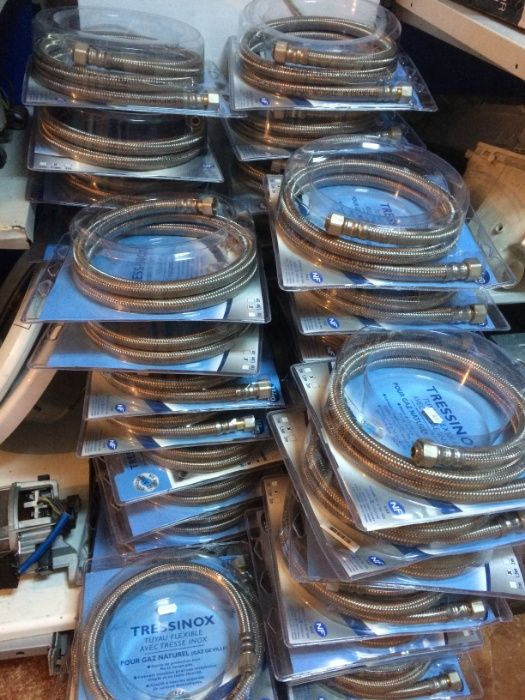 Furtun flexibil gaz natural, fabricat in Franta, 1.5 m lungime