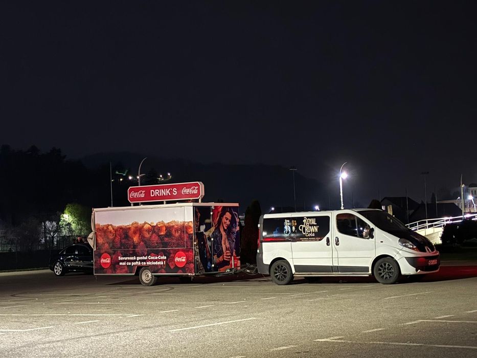 Vand rulota comerciala Coca Cola