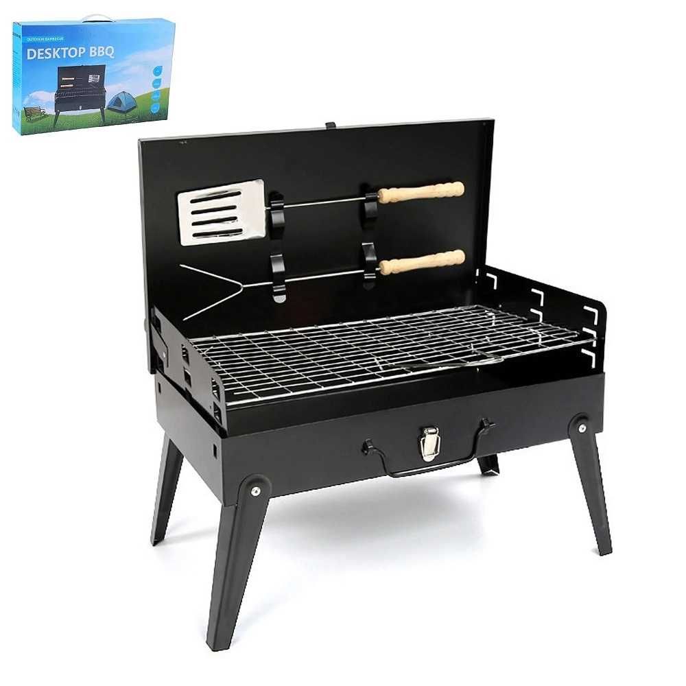 Gratar Portabil, Pliabil, Tip Servieta, Accesorii pentru Gatit Incluse