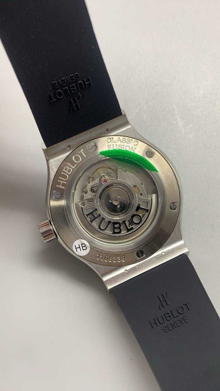 hb classic fusion 42mm silver