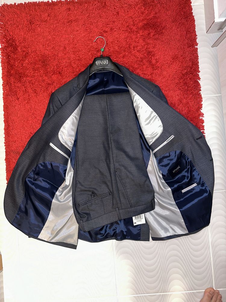 Costum barbatesc slim fit Suvari, costum nunta, botez