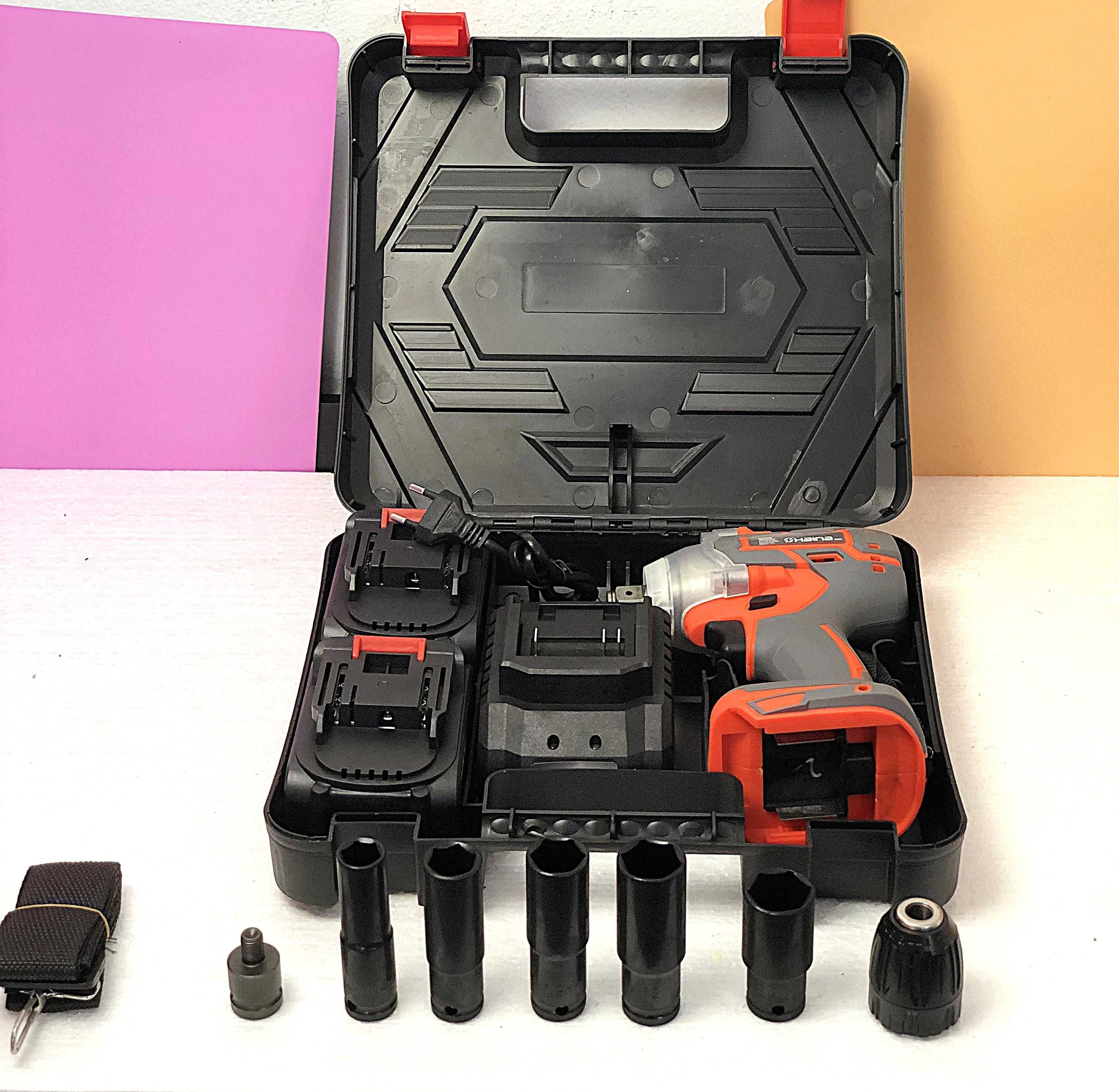 Trusa cheie impact 680 Nm – Putere maxima, mobilitate totala!