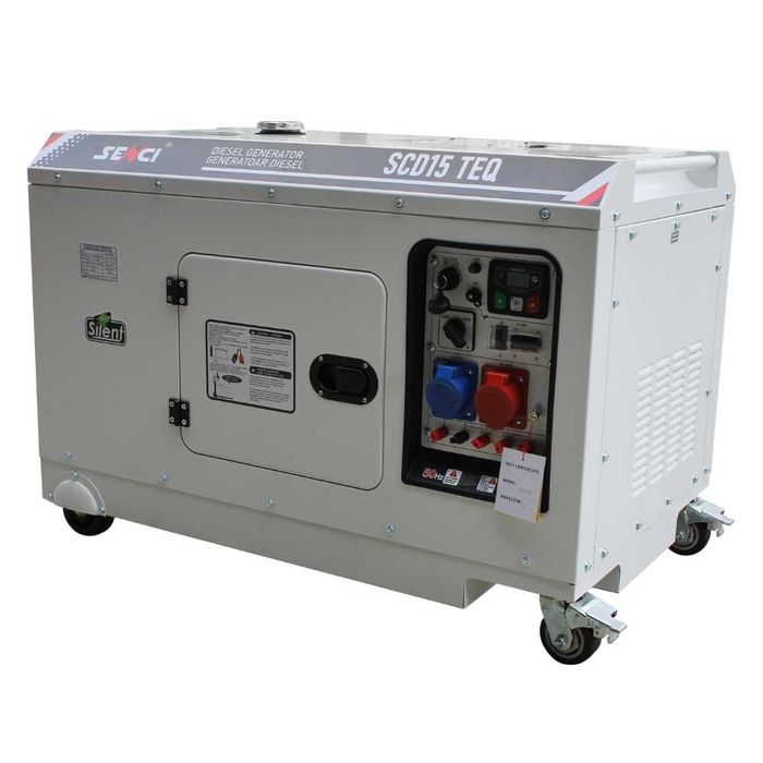 Generator de curent insonorizat SENCI SCD15 TEQ, 230/400V 12kW Diesel