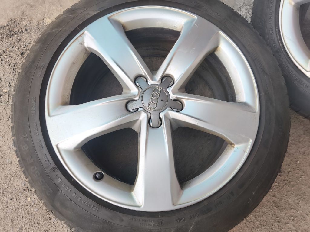 18" 2броя оригинални алуминиеви джанти за Audi A6...