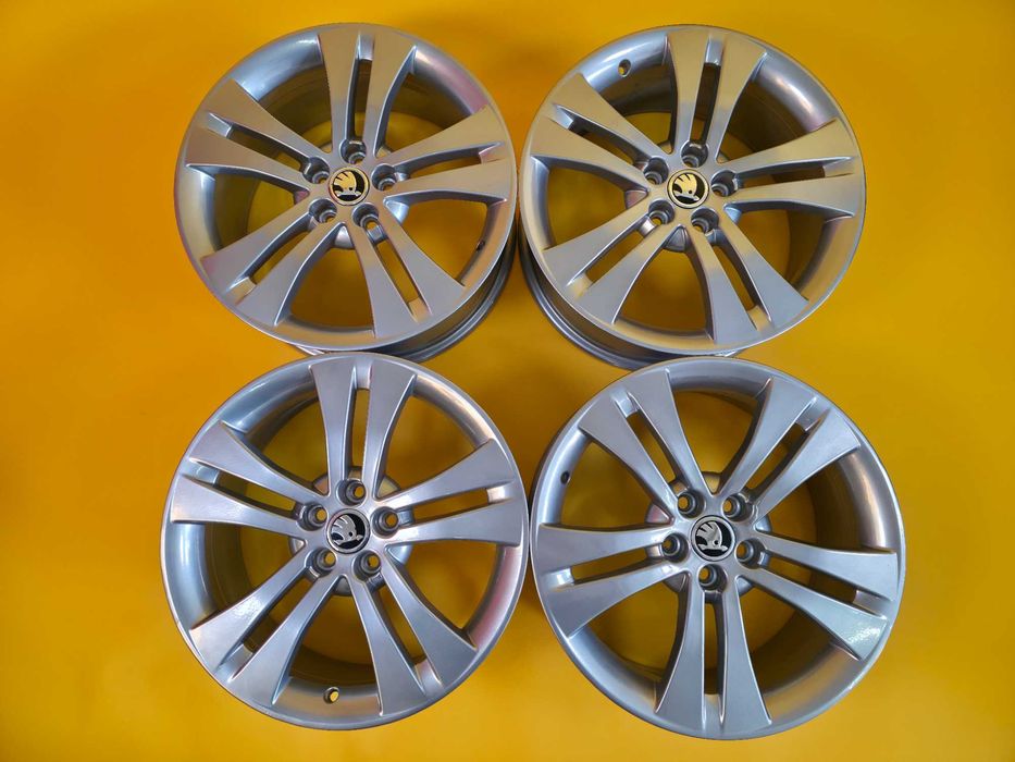 4 Jante Aliaj 5x100 17'' - OEM Skoda Fabia Kamiq Scala Rapid